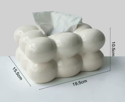 Elegant Nordic Ceramic Tissue Holder
