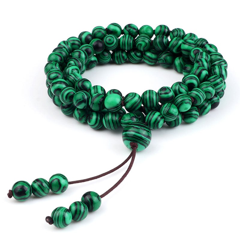 Regal Malachite Sphere Collar