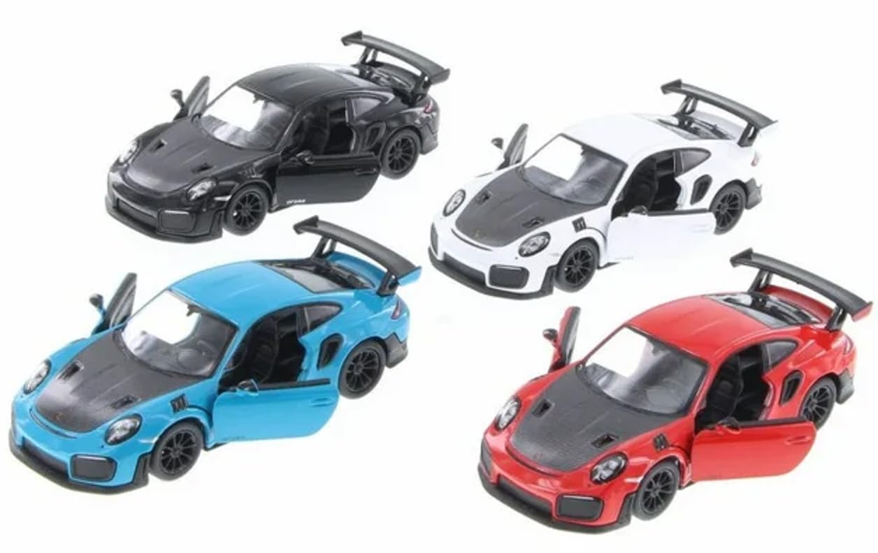 KiNSMART - 2010 Porsche 911 GT2 RS 1:36 Scale 5" Die Cast Metal Model Toy Sports Car Toy (Red)