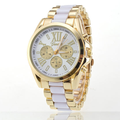 Triple-Eye Stainless Steel Timepiece