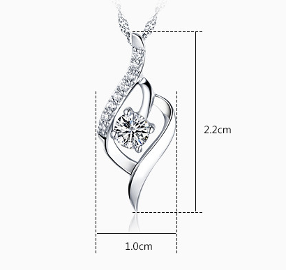 Refined Elegance 925 Sterling Silver Pendant