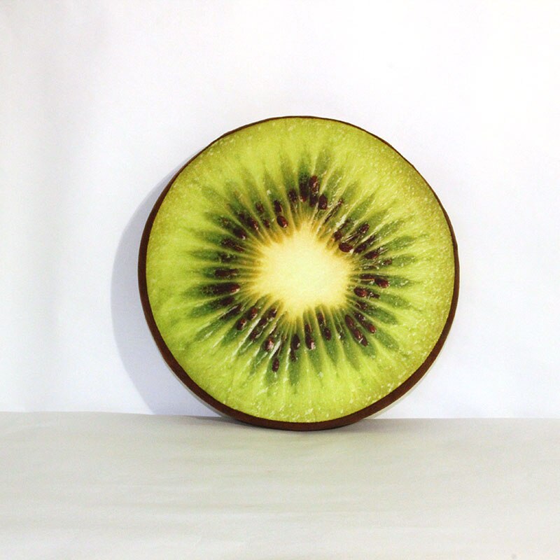 Vibrant Kiwi & Watermelon Design Comfort Cushion