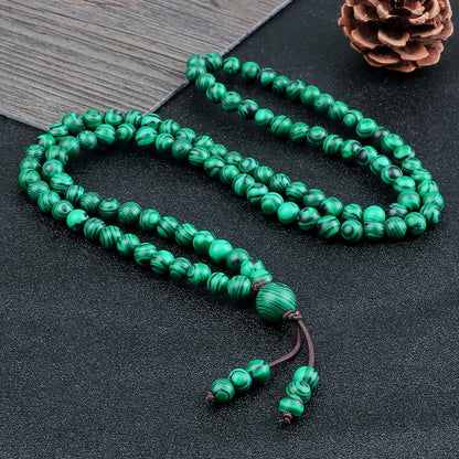 Regal Malachite Sphere Collar