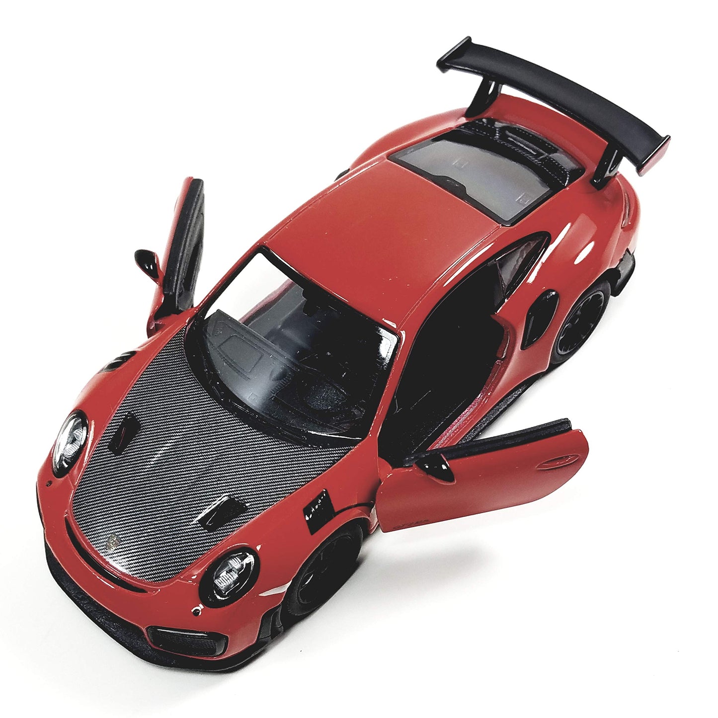 KiNSMART - 2010 Porsche 911 GT2 RS 1:36 Scale 5" Die Cast Metal Model Toy Sports Car Toy (Red)
