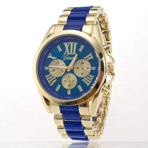 Triple-Eye Stainless Steel Timepiece
