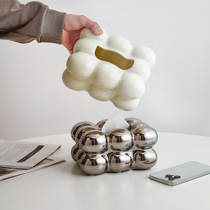 Elegant Nordic Ceramic Tissue Holder