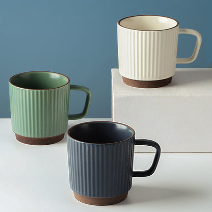 Elegant Japanese-Nordic Ceramic Beverage Holder