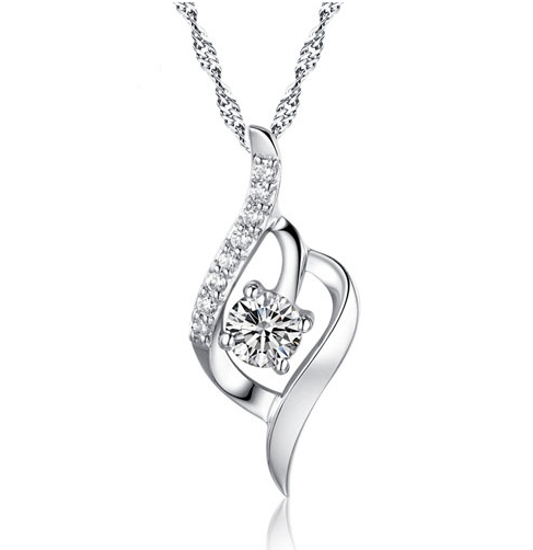 Refined Elegance 925 Sterling Silver Pendant