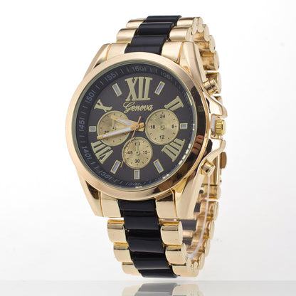 Triple-Eye Stainless Steel Timepiece