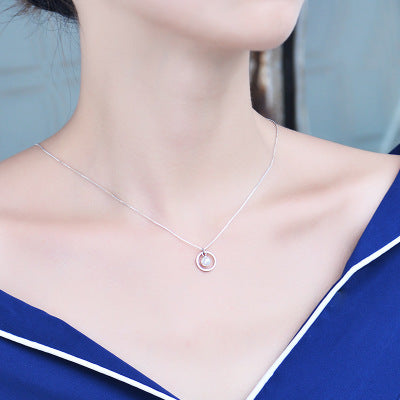 S925 Harmony Pearl Pendant Necklace