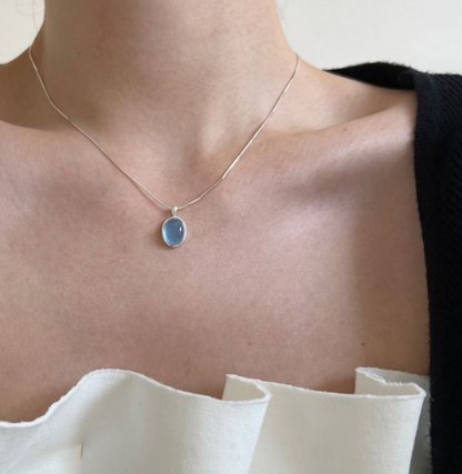 S925 Harmony Pearl Pendant Necklace