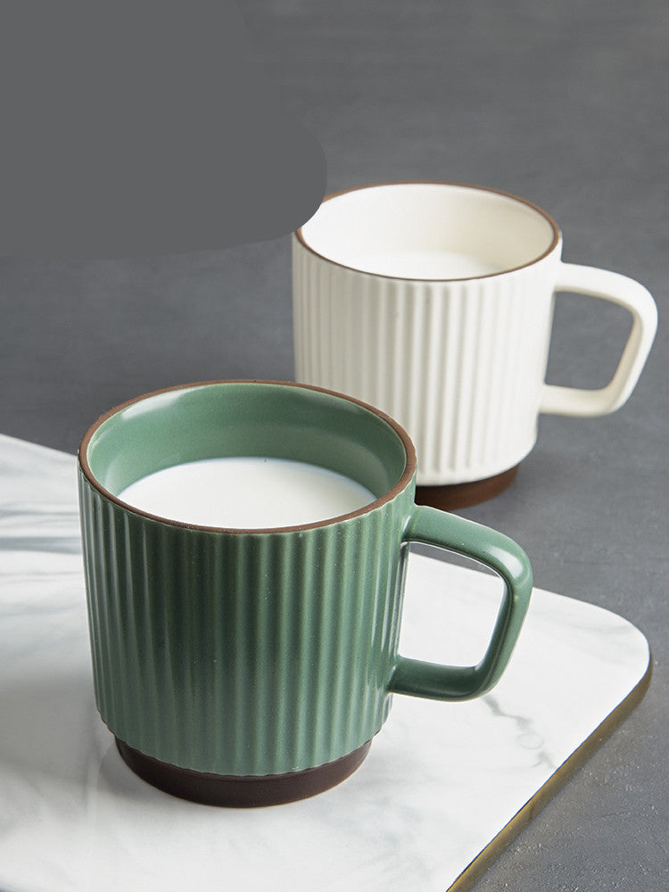 Elegant Japanese-Nordic Ceramic Beverage Holder