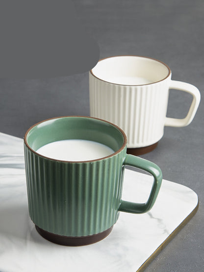 Elegant Japanese-Nordic Ceramic Beverage Holder