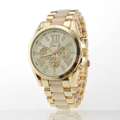 Triple-Eye Stainless Steel Timepiece