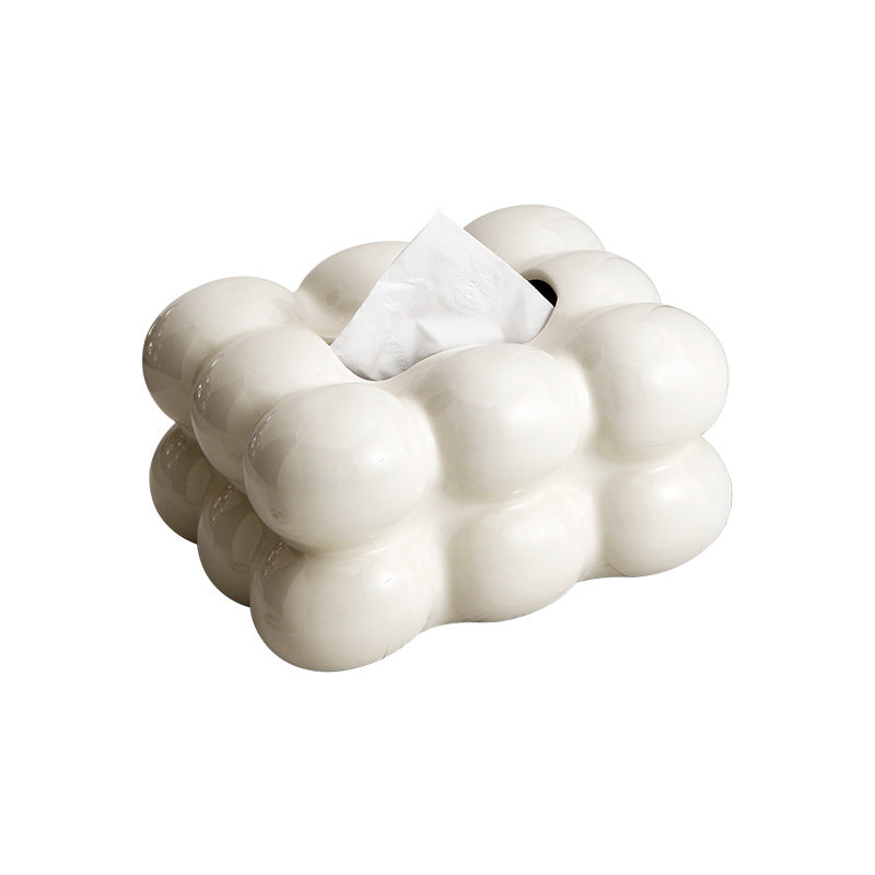 Elegant Nordic Ceramic Tissue Holder
