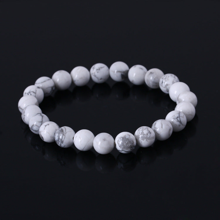Volcanic Stone Elegance Bracelet with Tiger Eye Beads