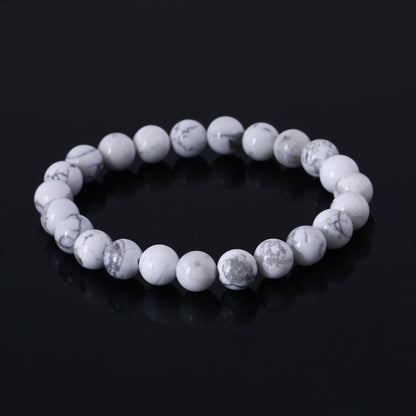 Volcanic Stone Elegance Bracelet with Tiger Eye Beads