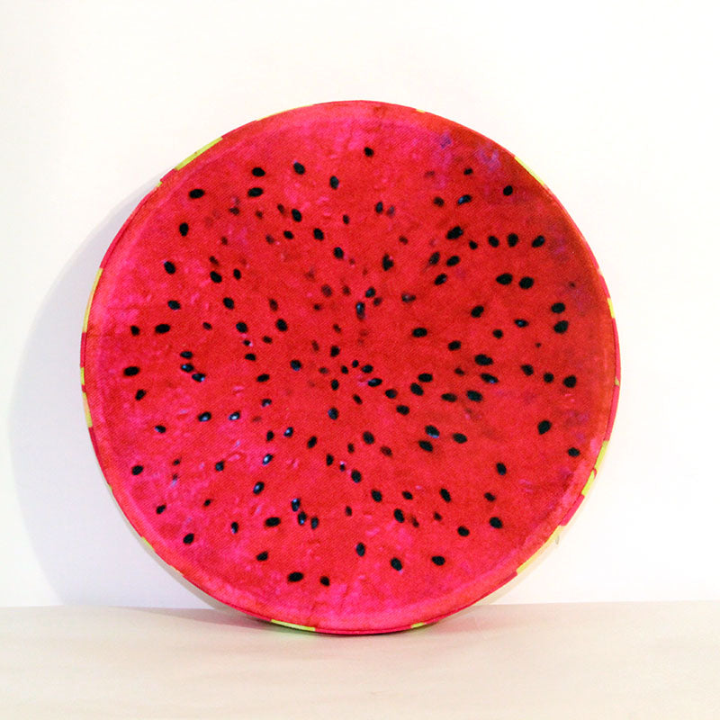 Vibrant Kiwi & Watermelon Design Comfort Cushion