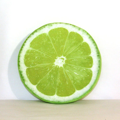 Vibrant Kiwi & Watermelon Design Comfort Cushion