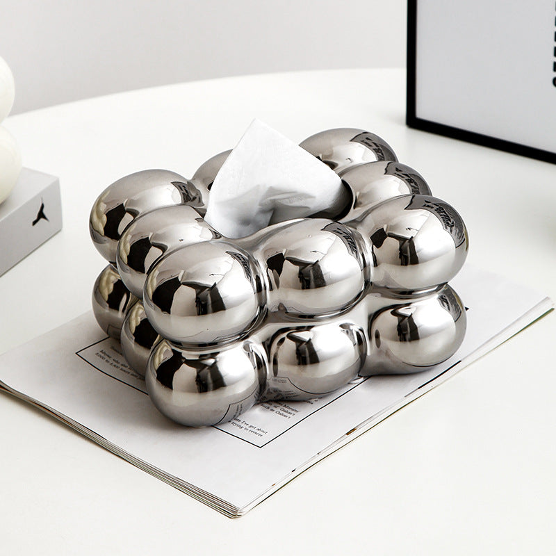 Elegant Nordic Ceramic Tissue Holder