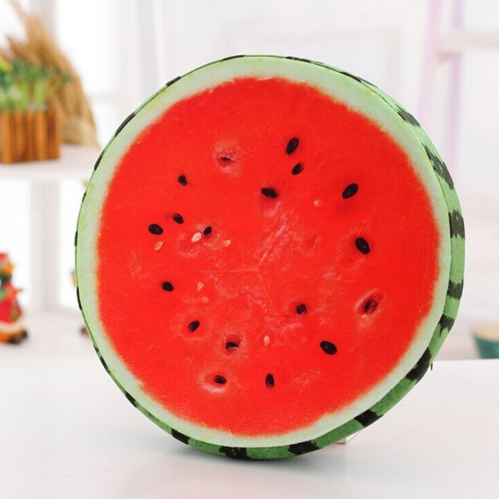 Vibrant Kiwi & Watermelon Design Comfort Cushion